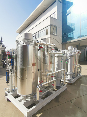 Otomatik Alarm Fonksiyonu ile Gaz Üretimi Çelik Azot Temizleme Sistemi